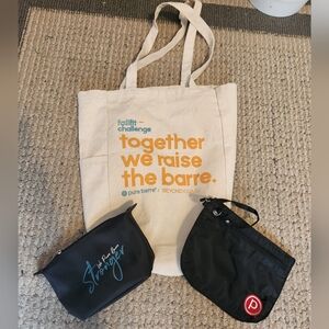 3 piece Pure Barre Bag set